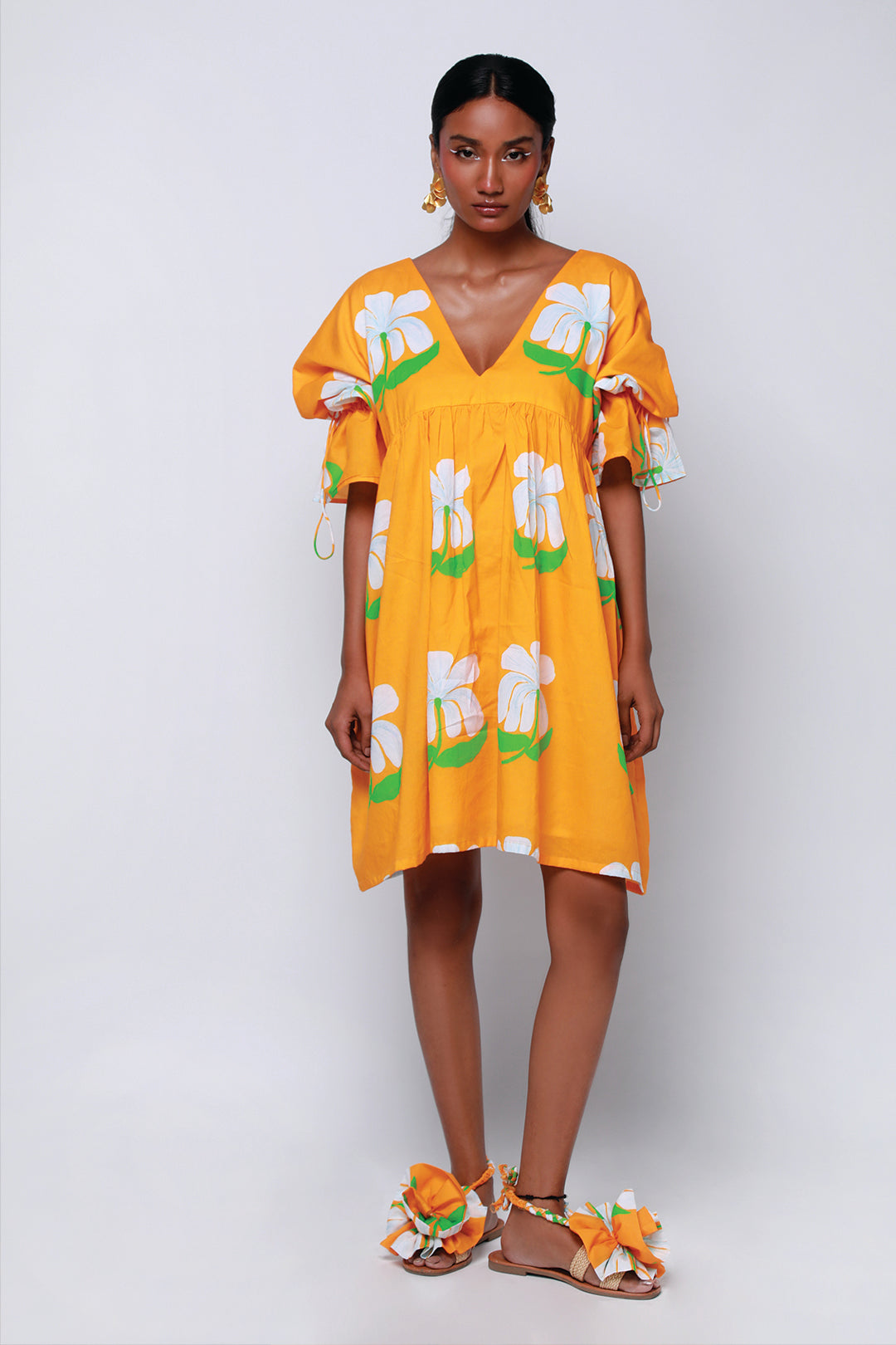 WHITE HAWAIIN DRESS