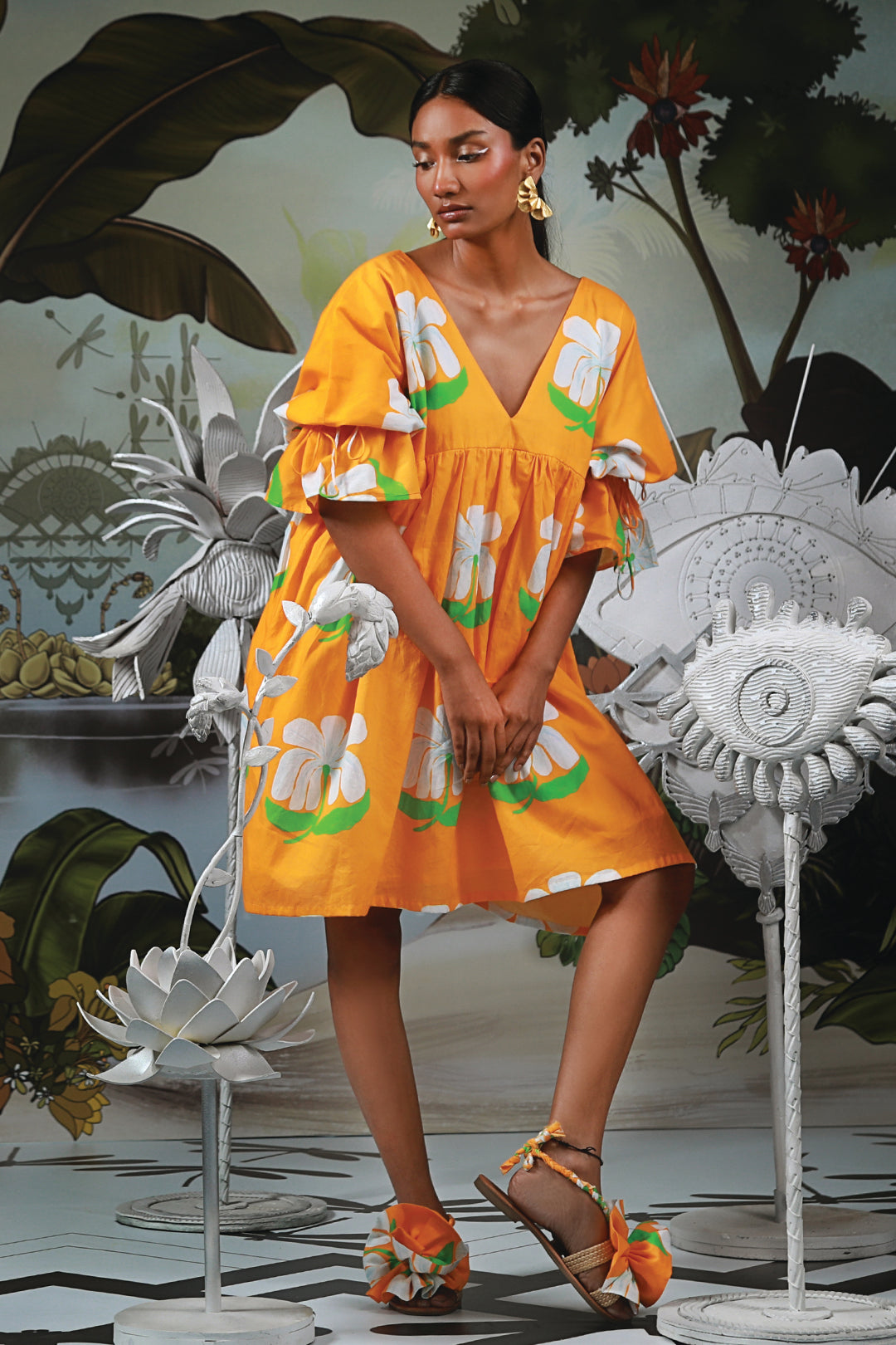WHITE HAWAIIN DRESS