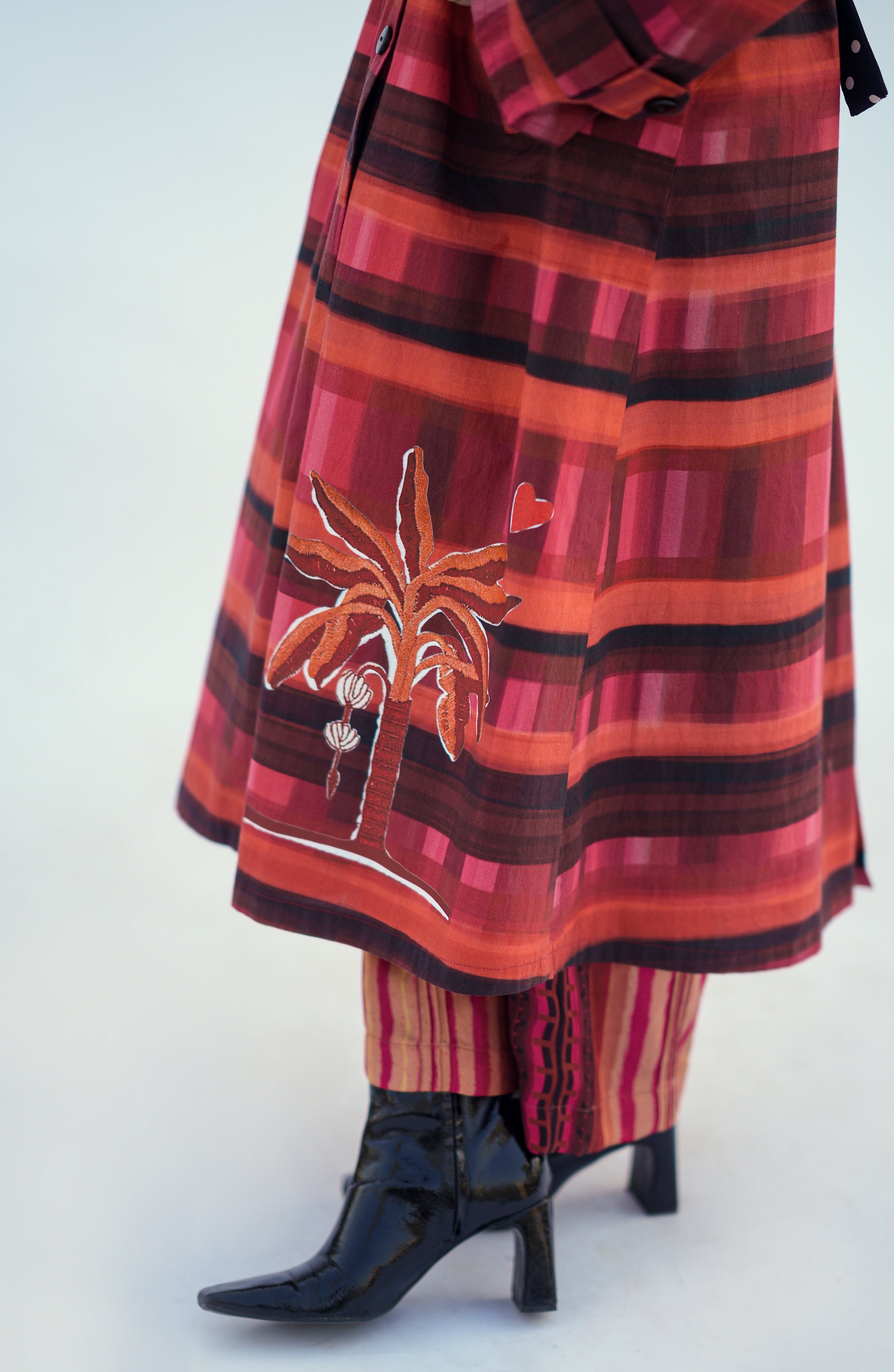 SCARLET NOMADIC TRENCH COAT