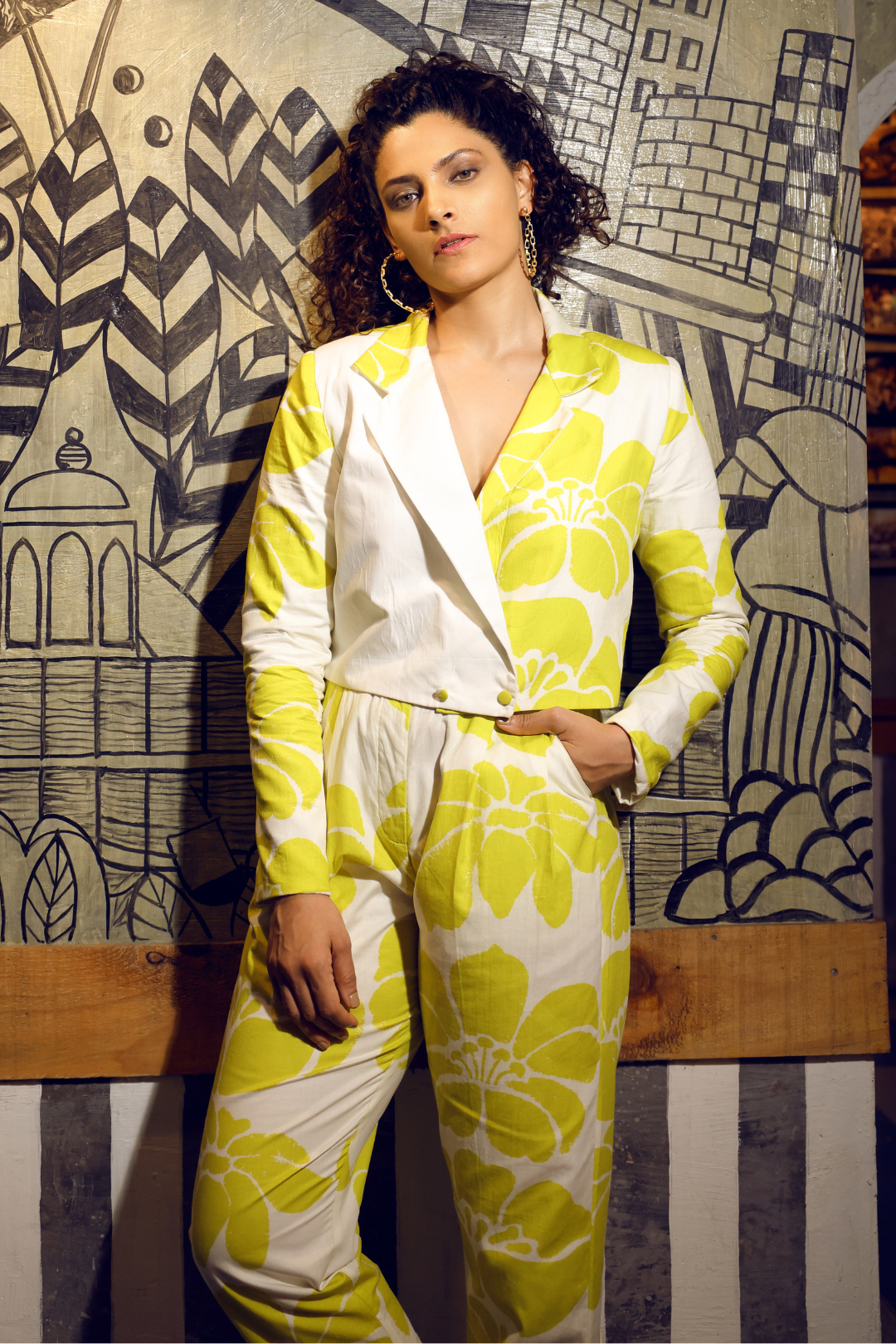 LIME SONDER BOMBER JACKET CO-ORD