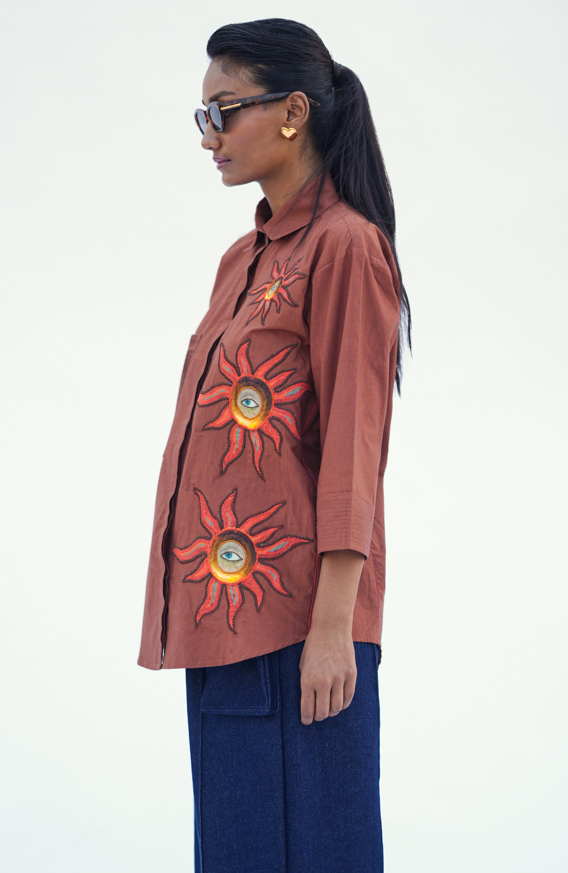 CINNAMON SUNFLOWER TOP
