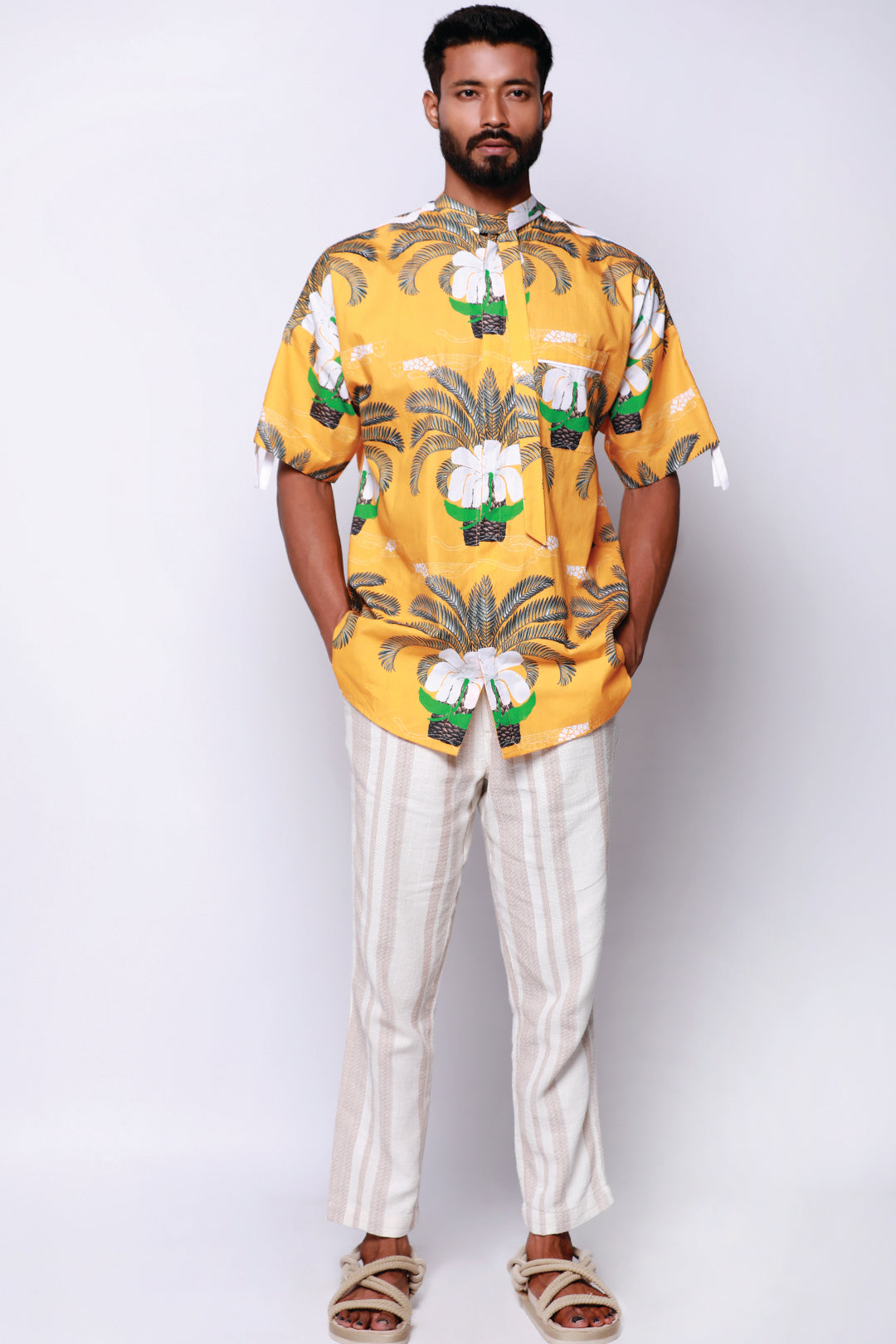 BURRAWANG TIE-UP LUXURY SHIRT