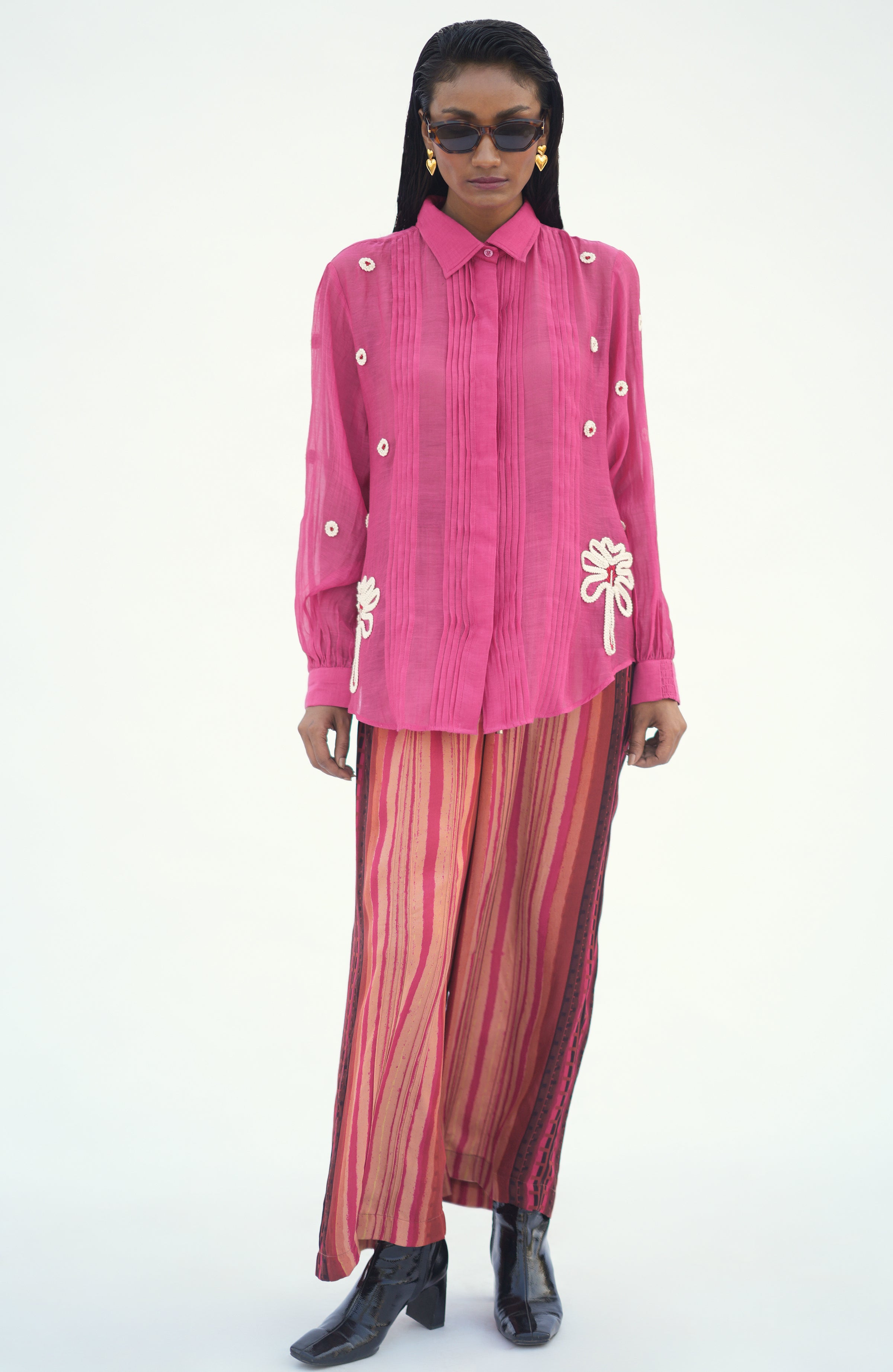 PINK PALM TOP