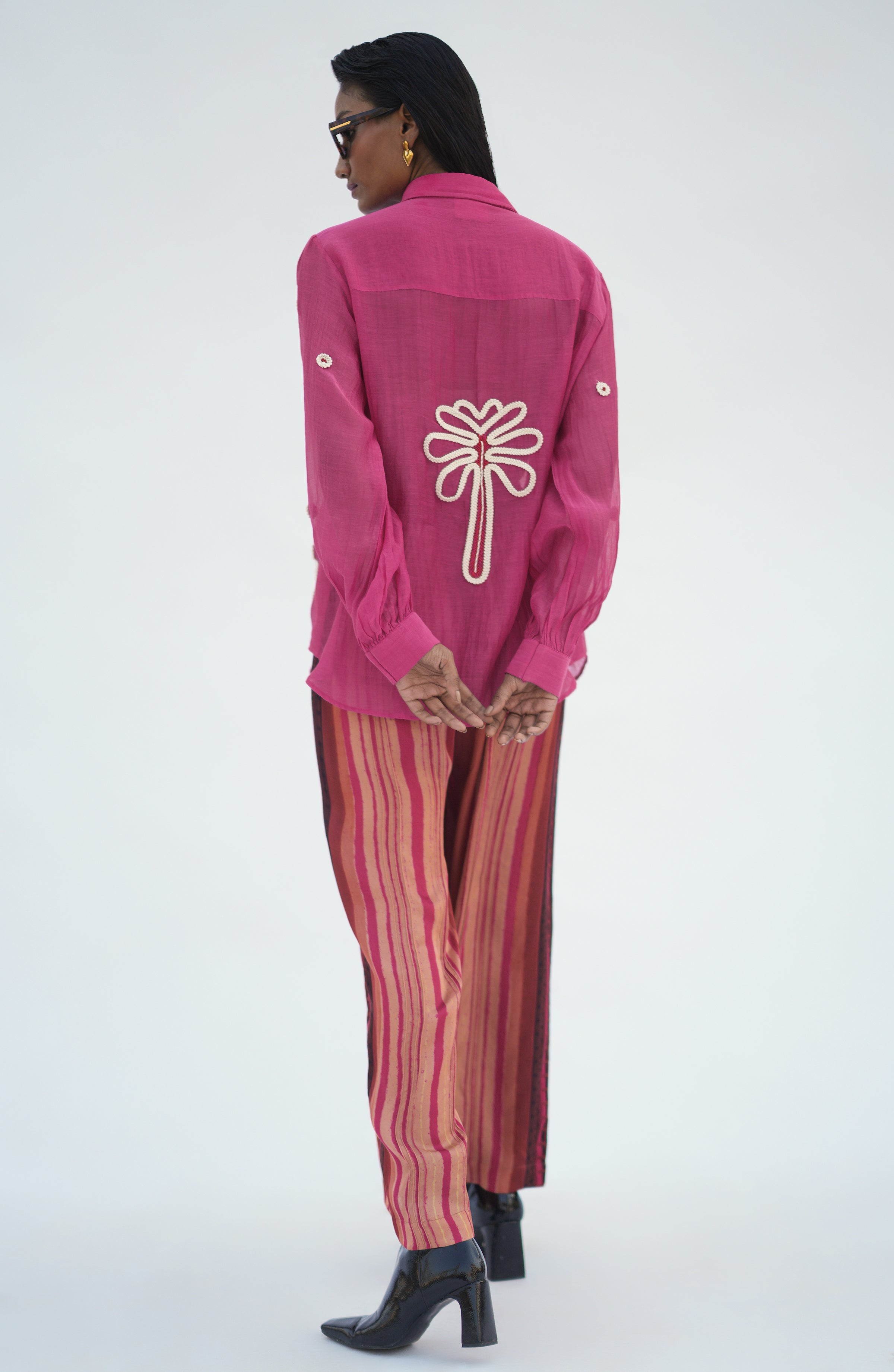 PINK PALM TOP