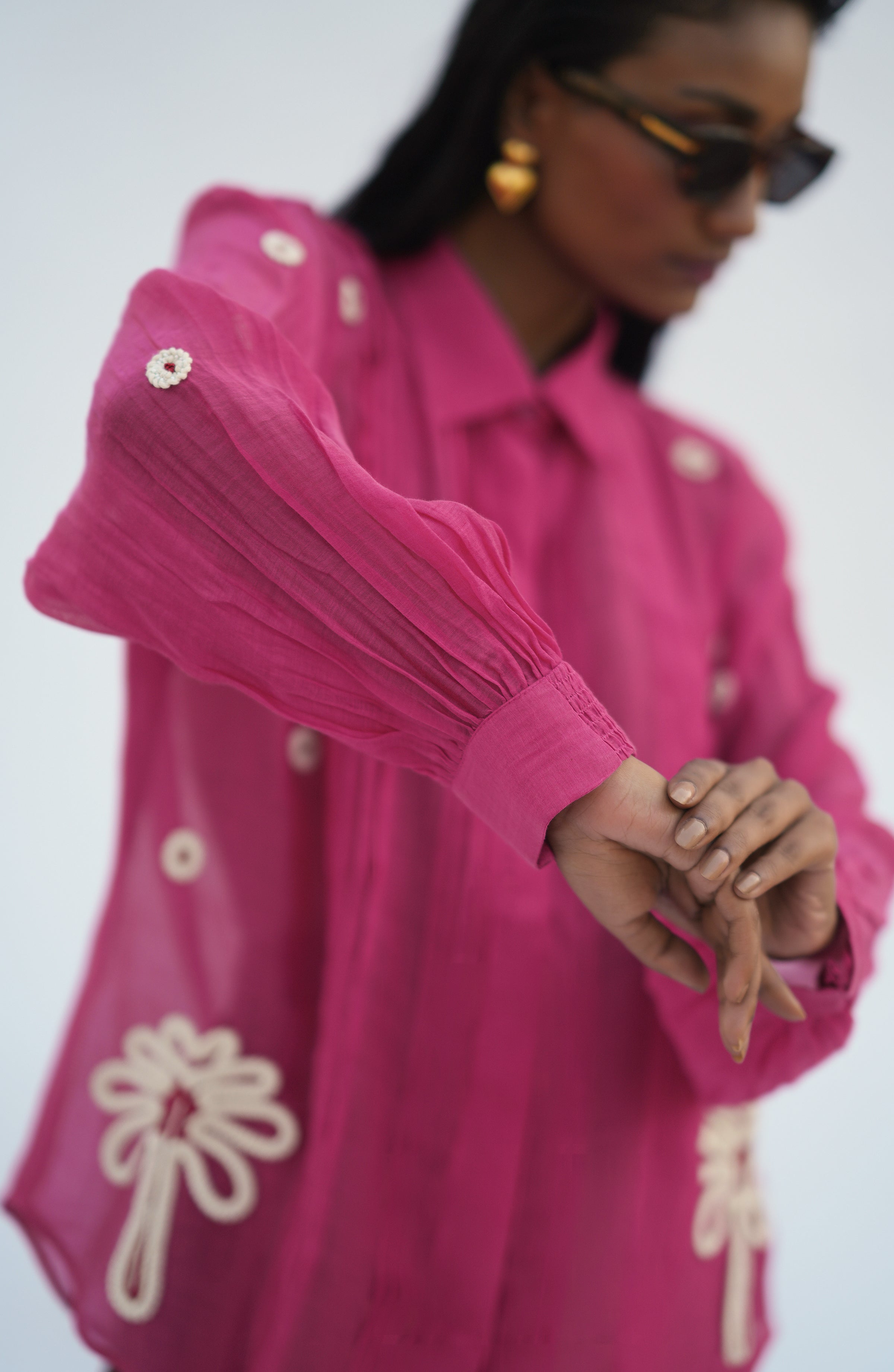 PINK PALM TOP