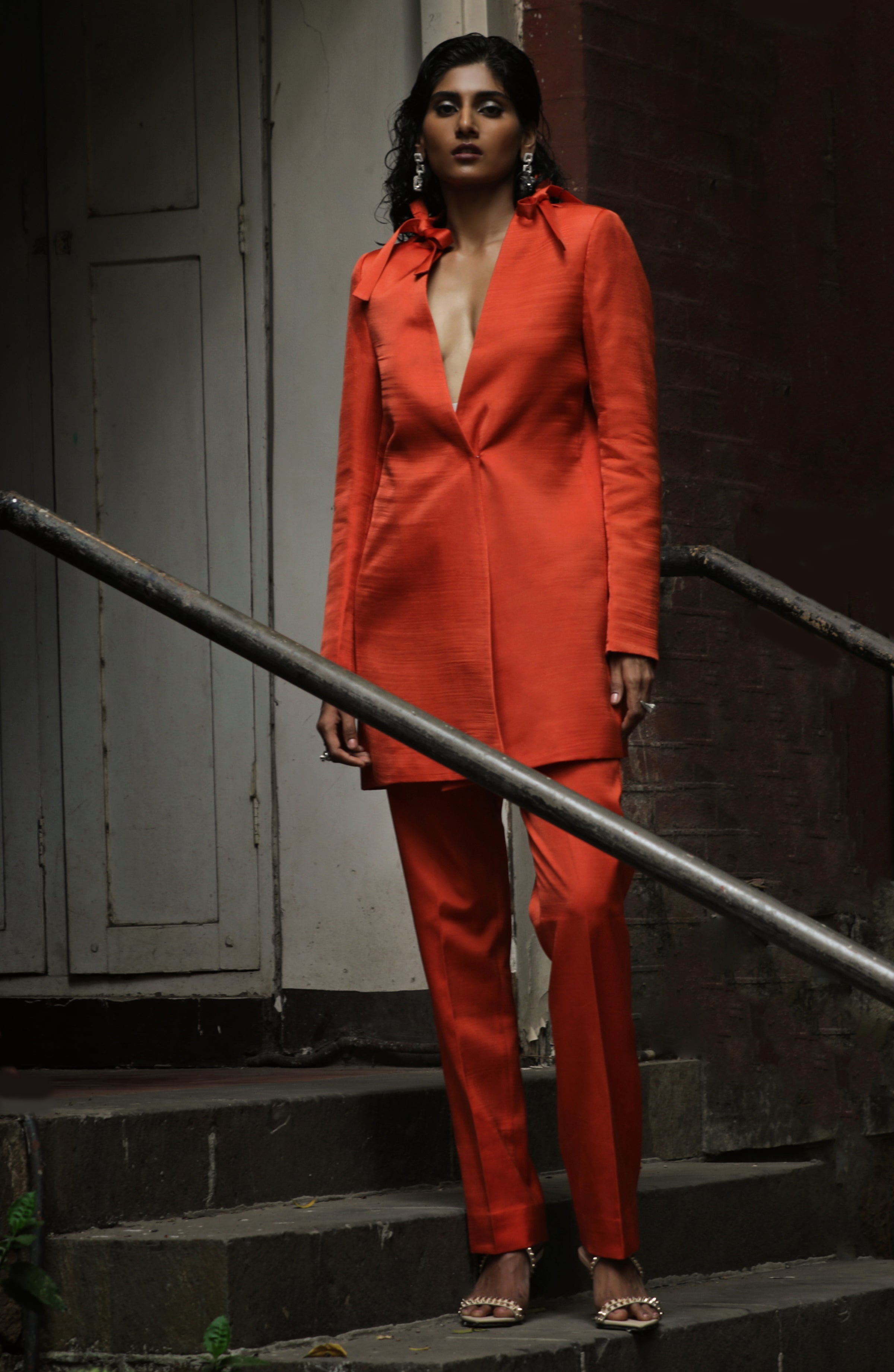TANGERINE PANT SUIT