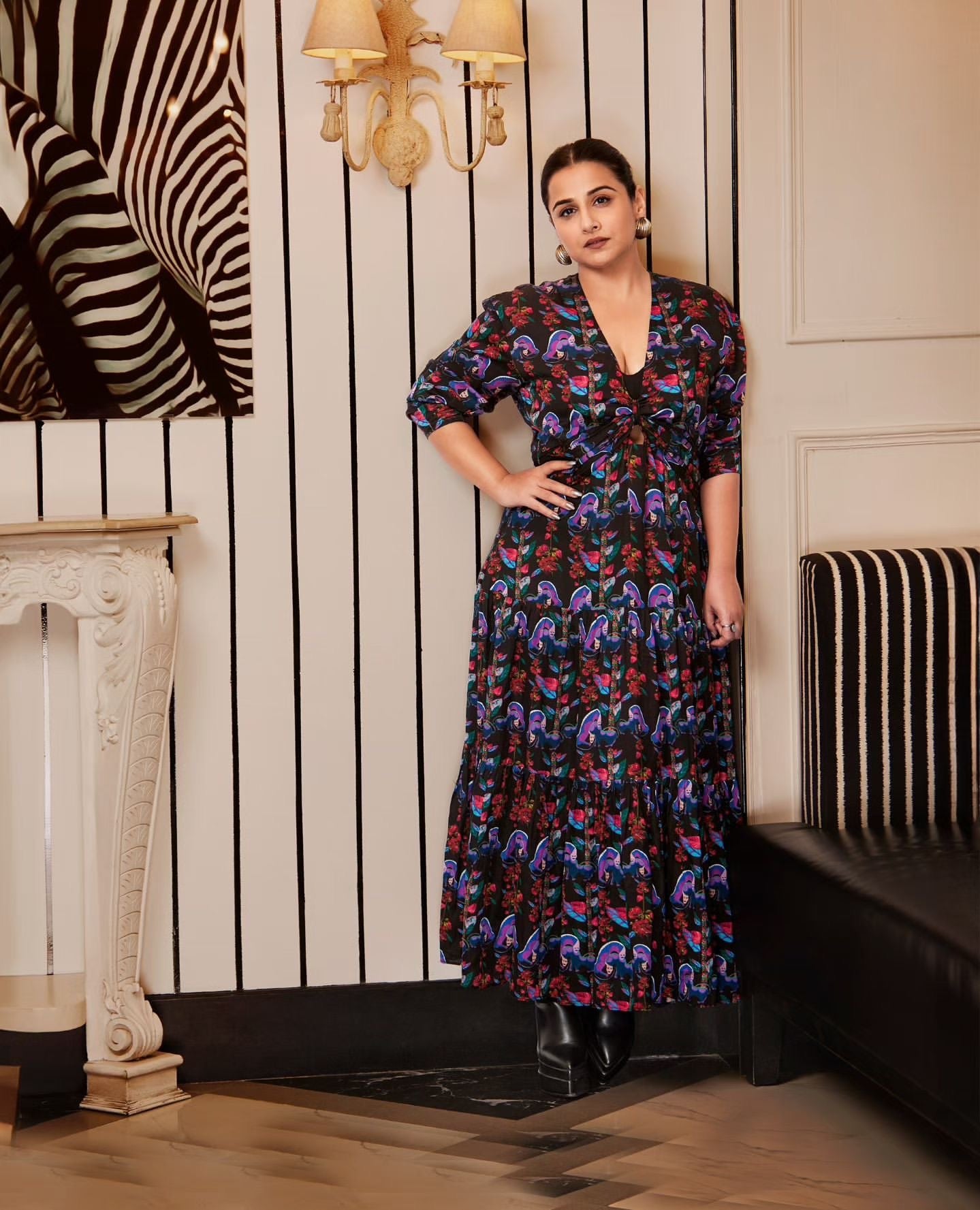 PASSIFLORA KEYHOLE KNOT DRESS