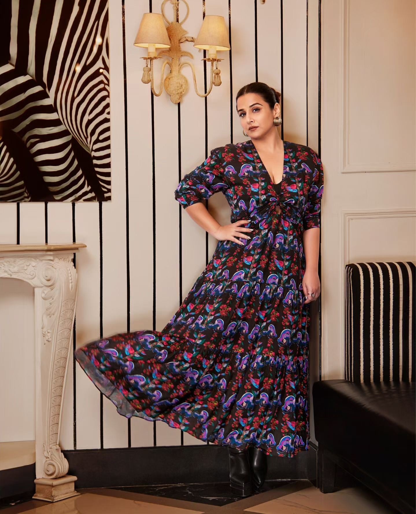 PASSIFLORA KEYHOLE KNOT DRESS