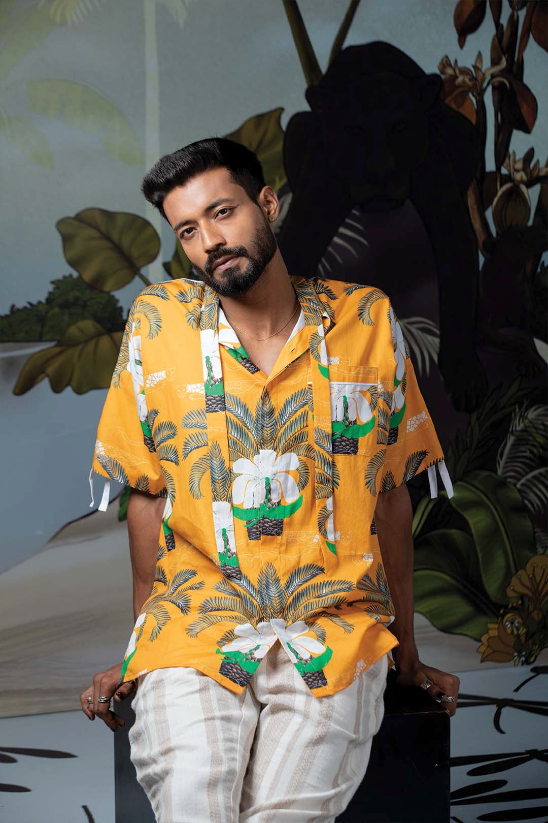 BURRAWANG TIE-UP LUXURY SHIRT