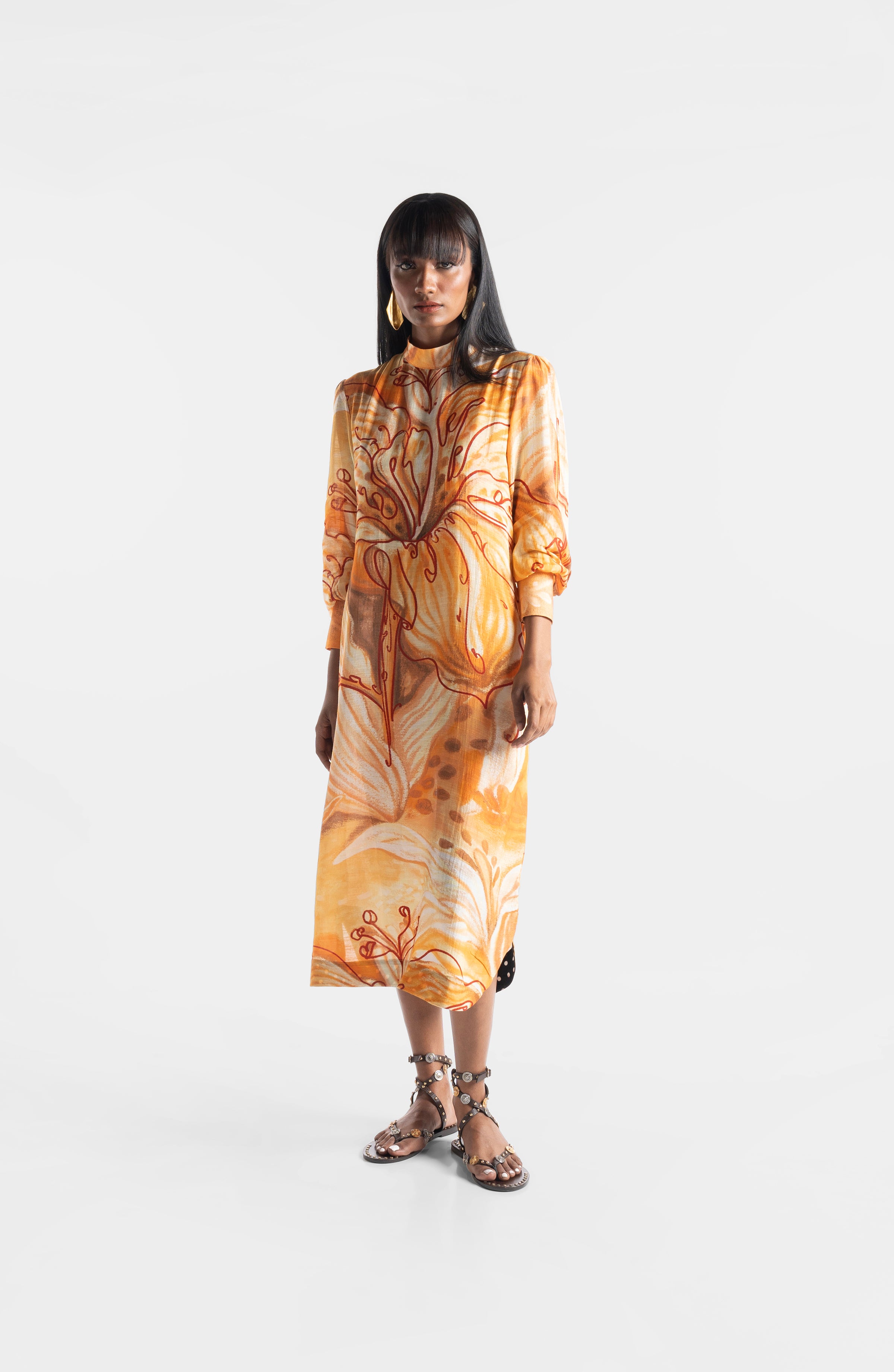 APRICOT CRUSH DRESS