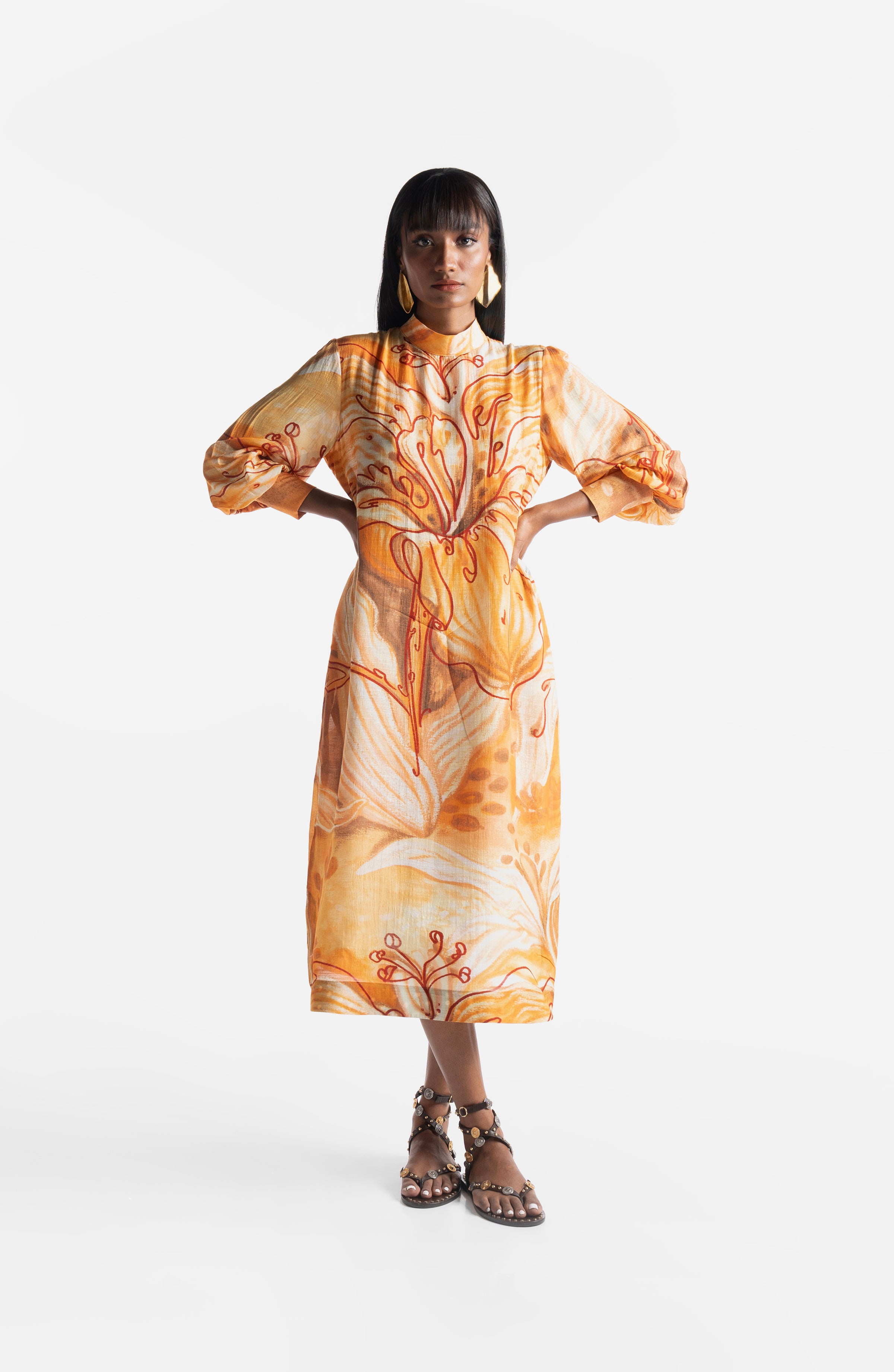 APRICOT CRUSH DRESS