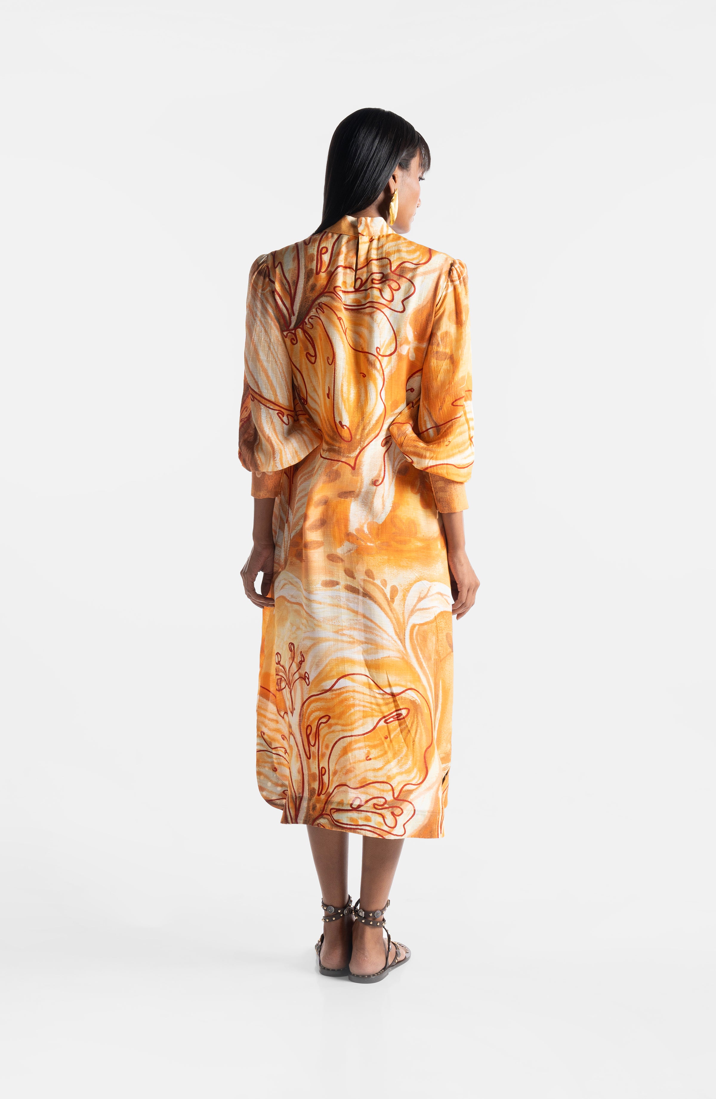APRICOT CRUSH DRESS