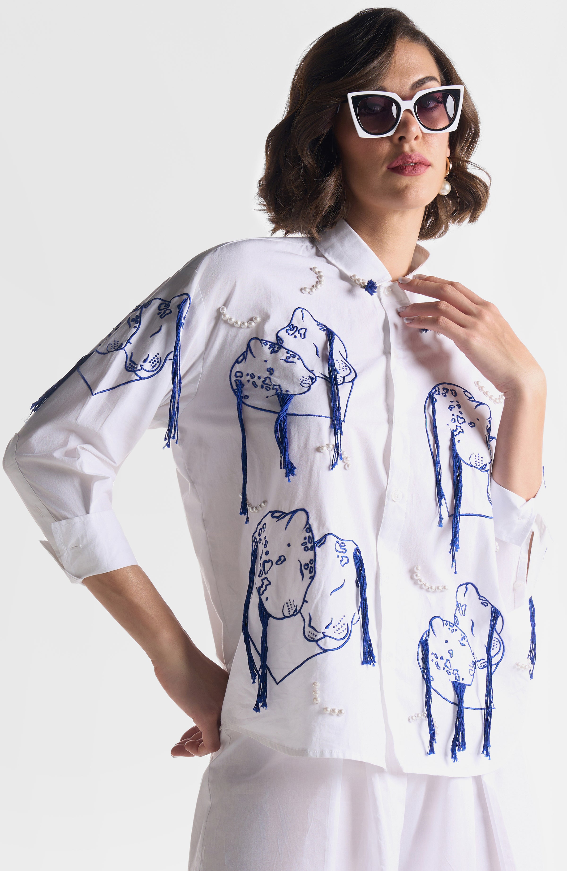 PRUSSIAN BLANC SHIRT