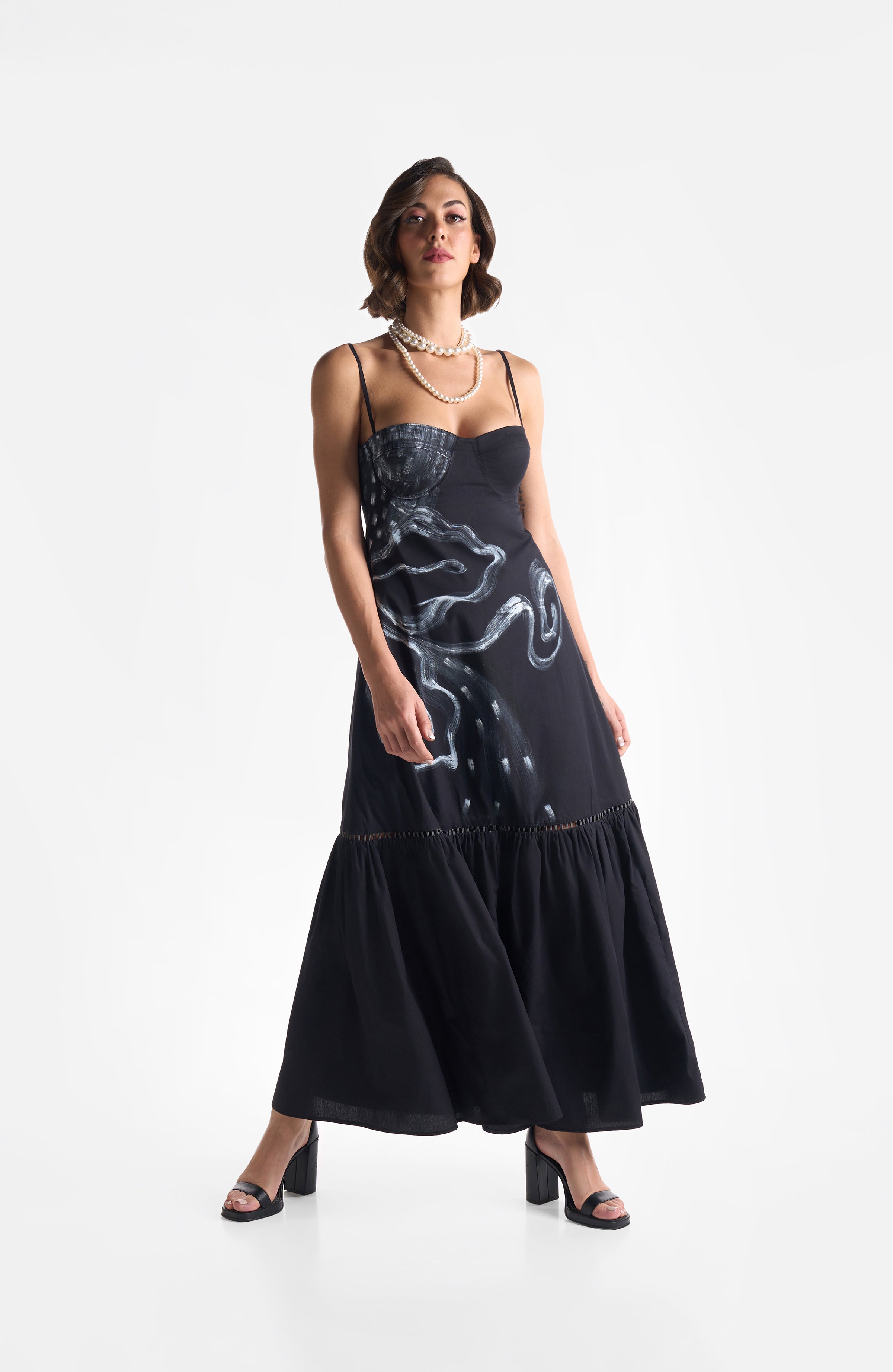 DUSK DRY BRUSH DRESS