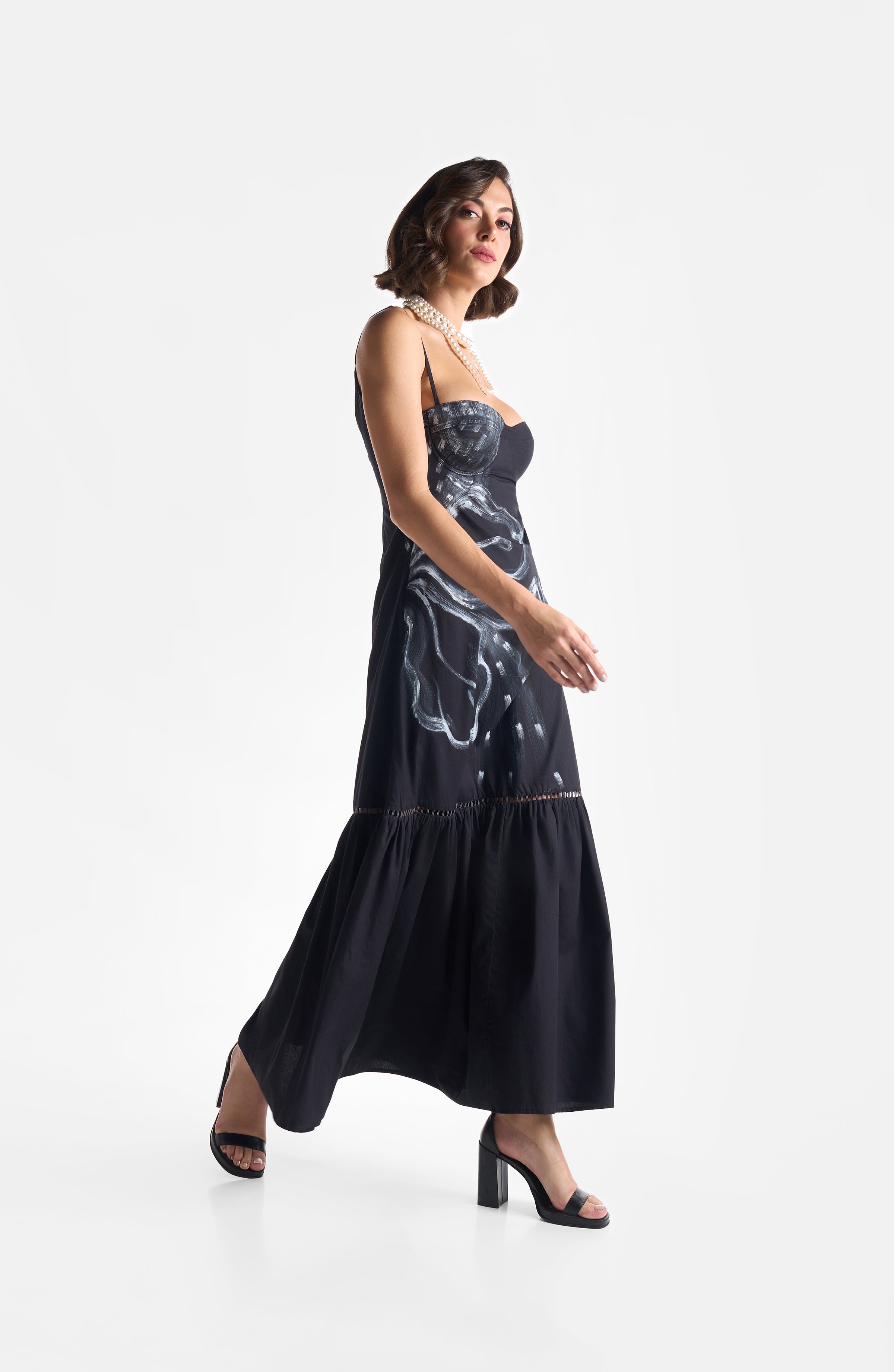 DUSK DRY BRUSH DRESS