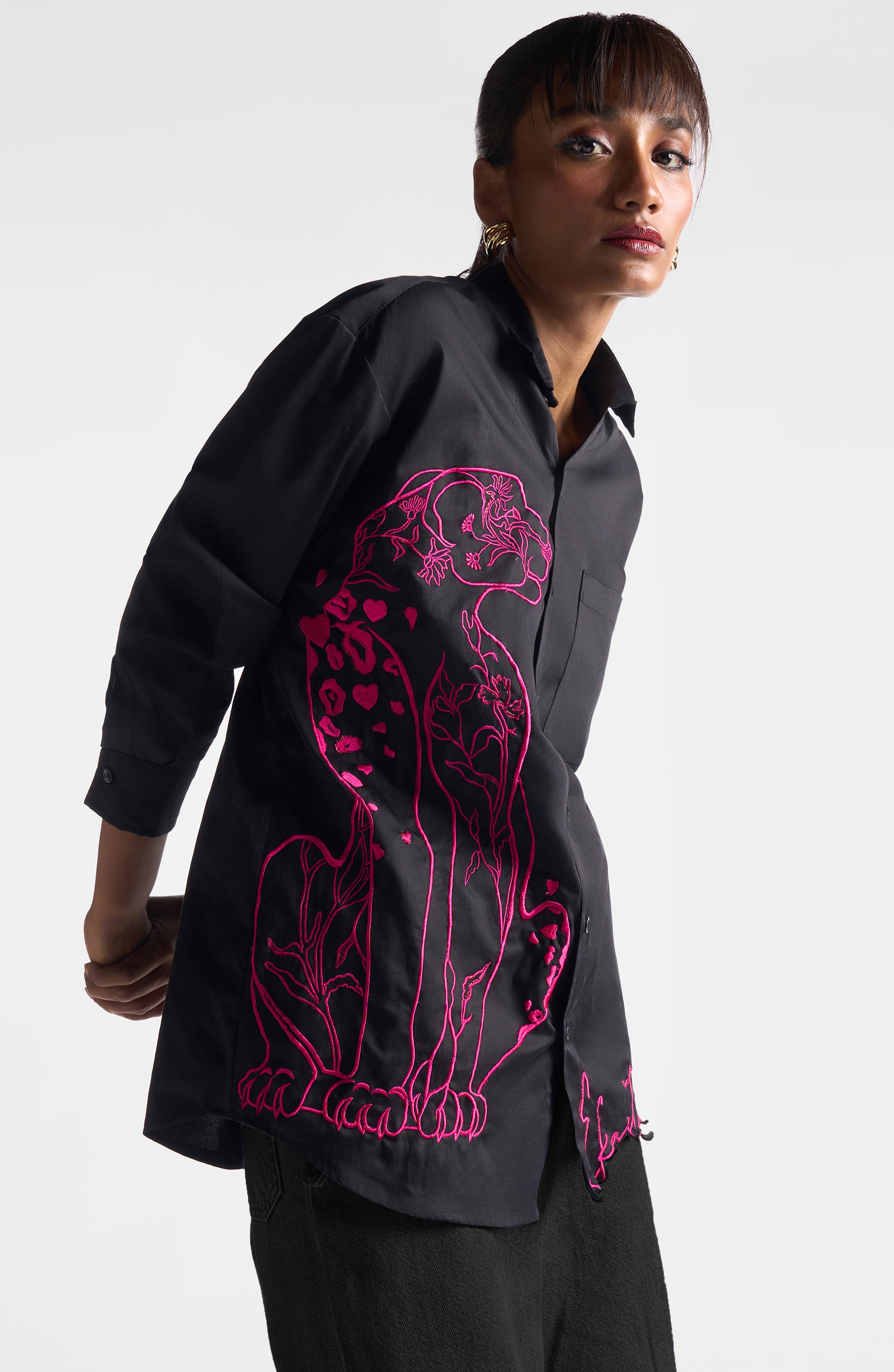 COAL PINK EKA SHIRT