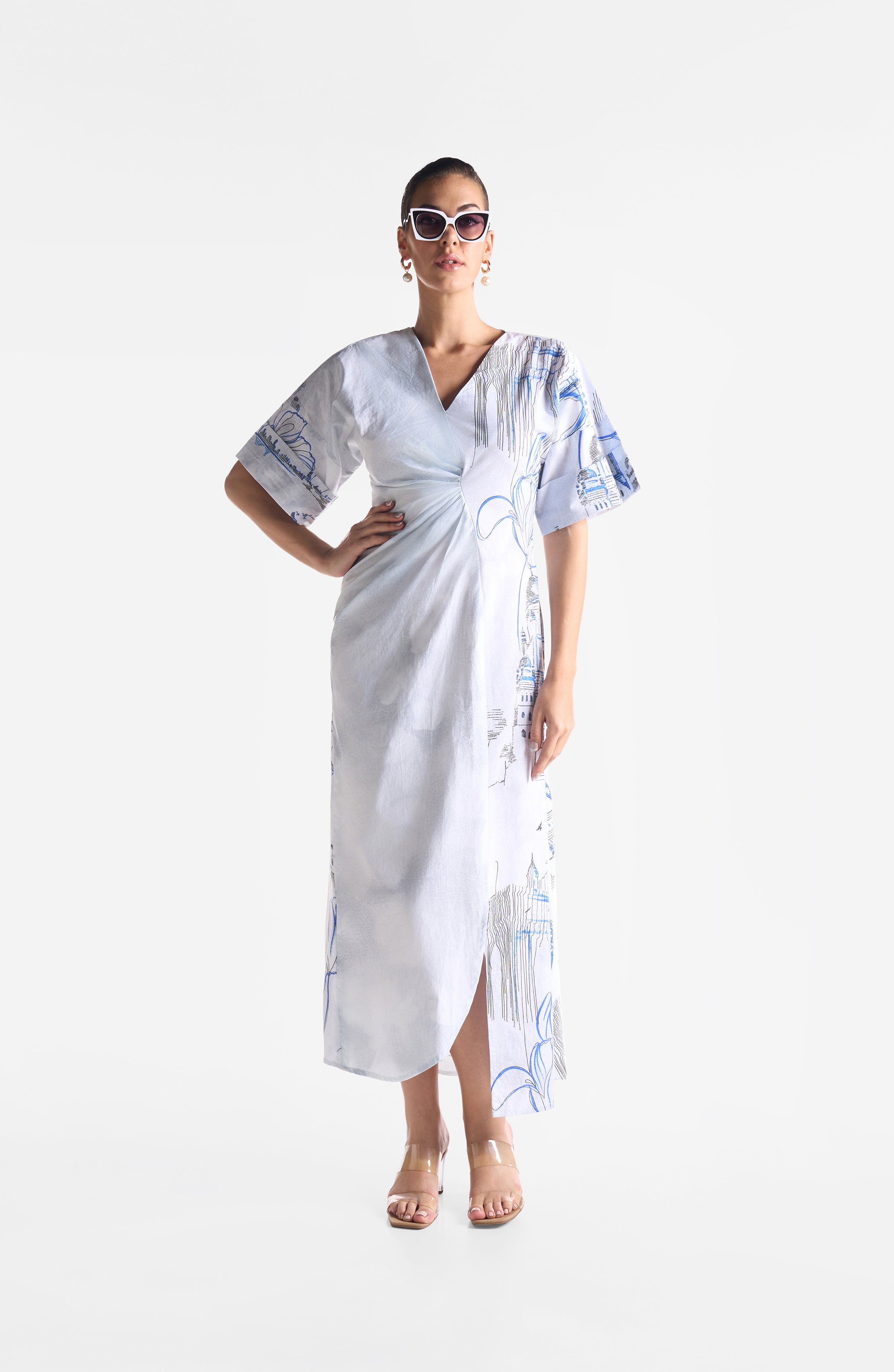 POWDER BLUE CITY DRESS