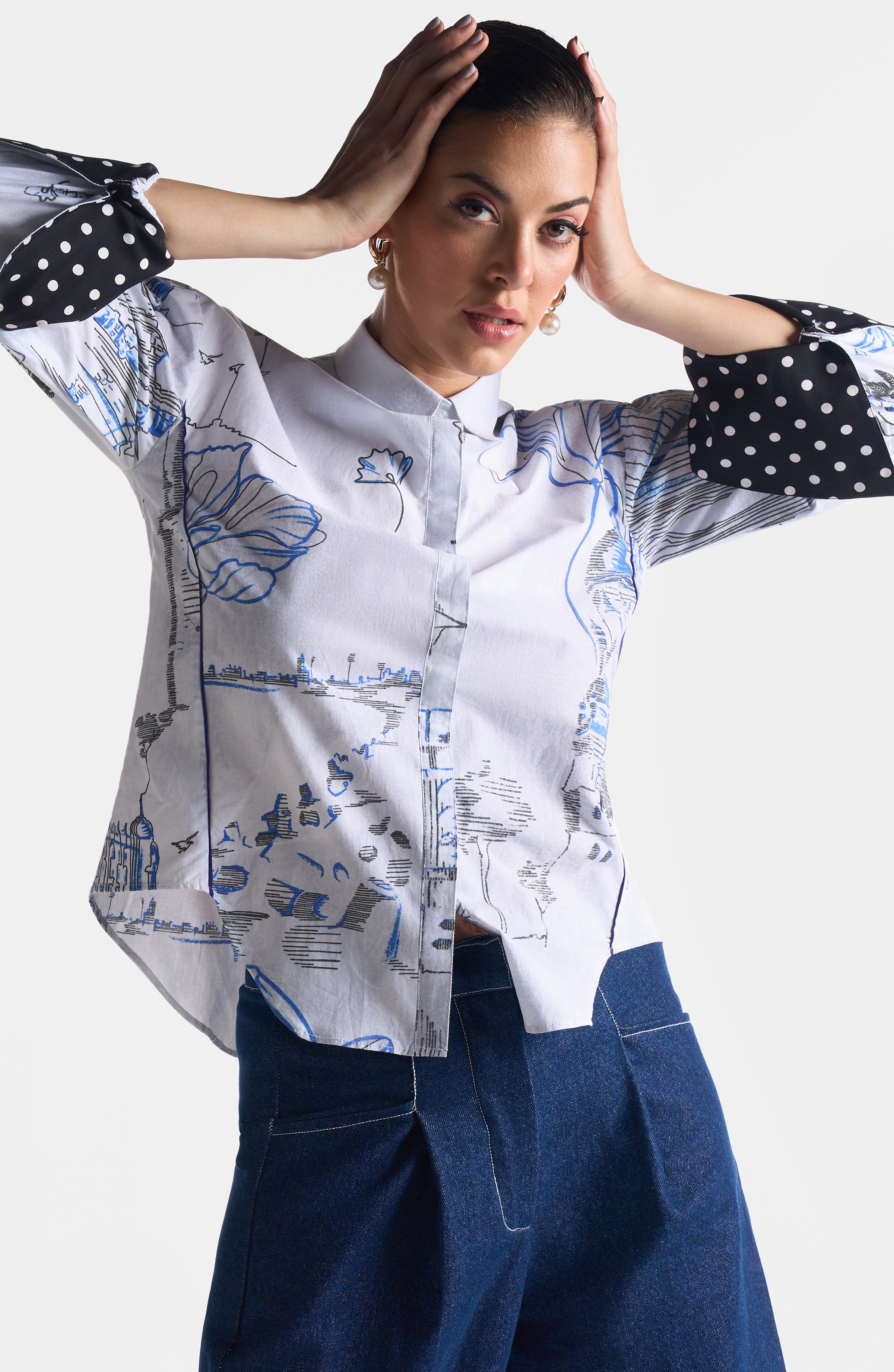 POWDER BLUE CITY SHIRT