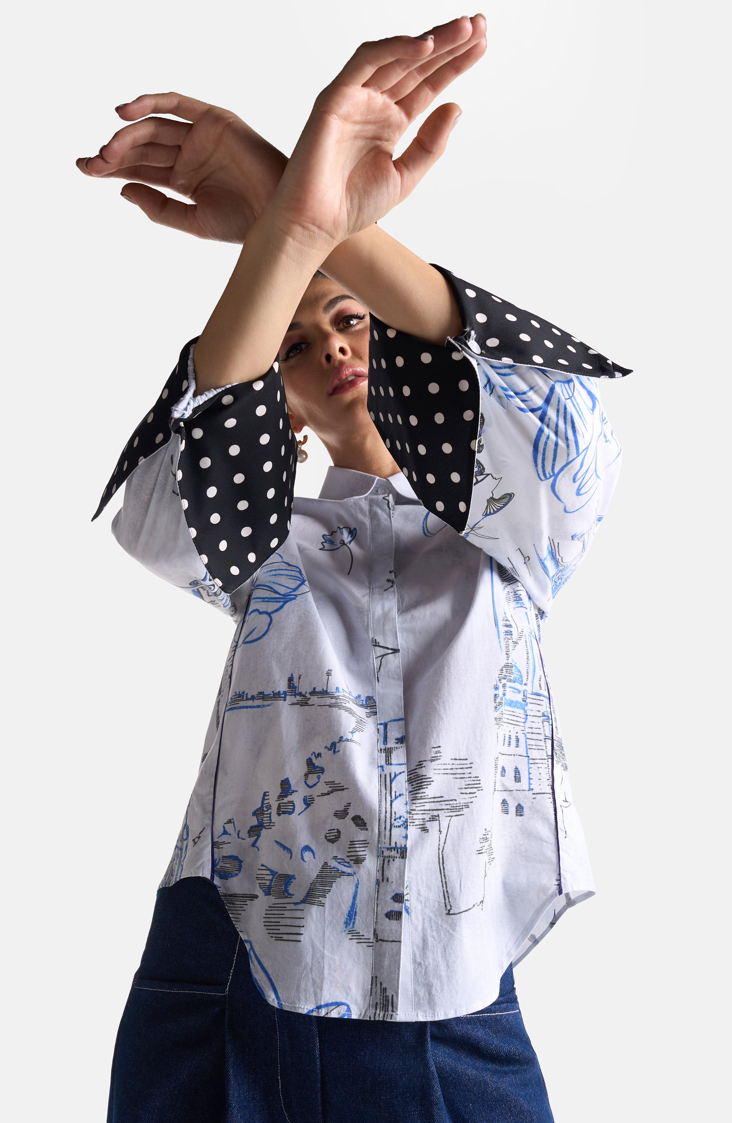 POWDER BLUE CITY SHIRT