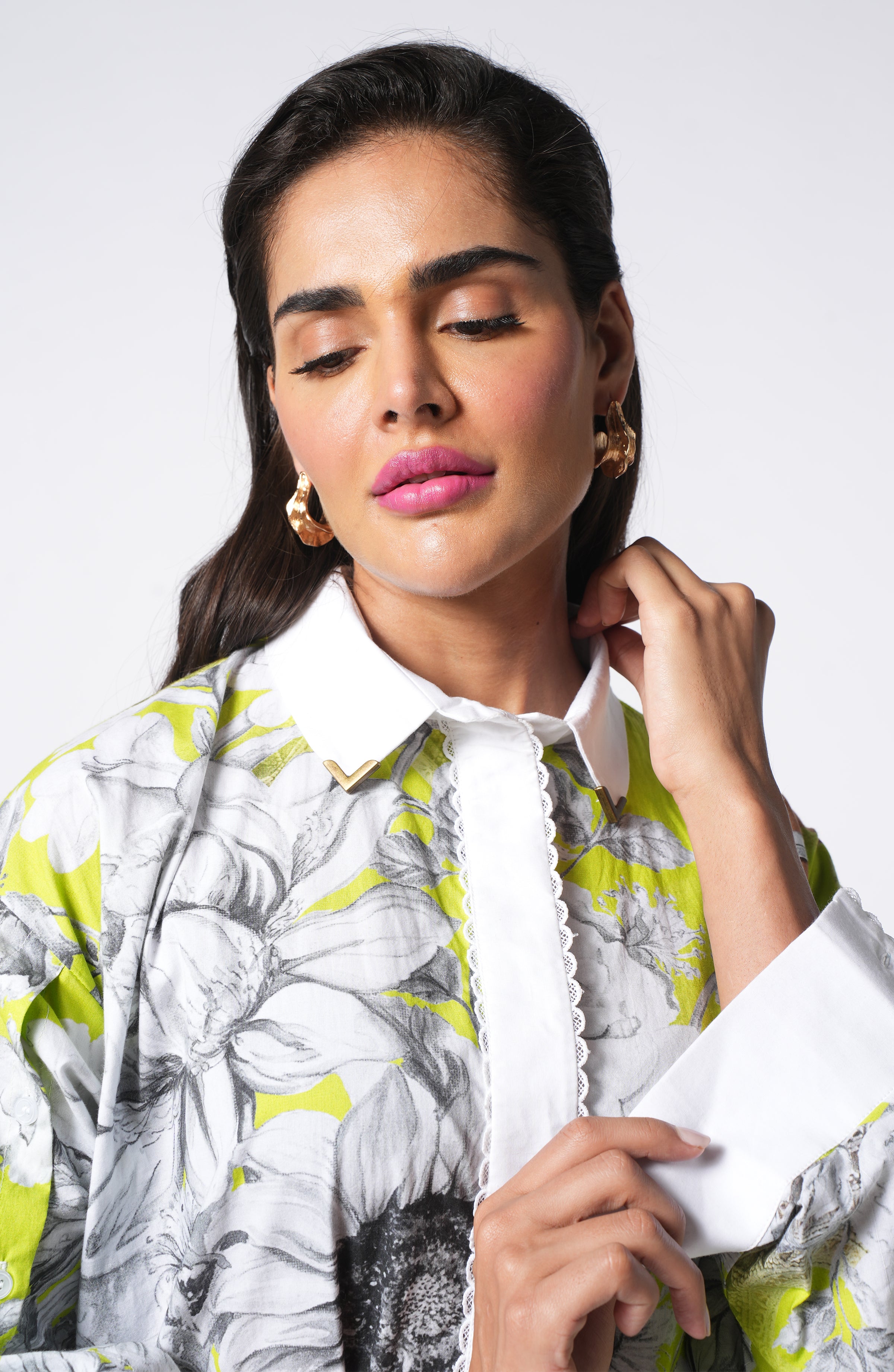 TRANQUIL SPLENDOUR SHIRT DRESS