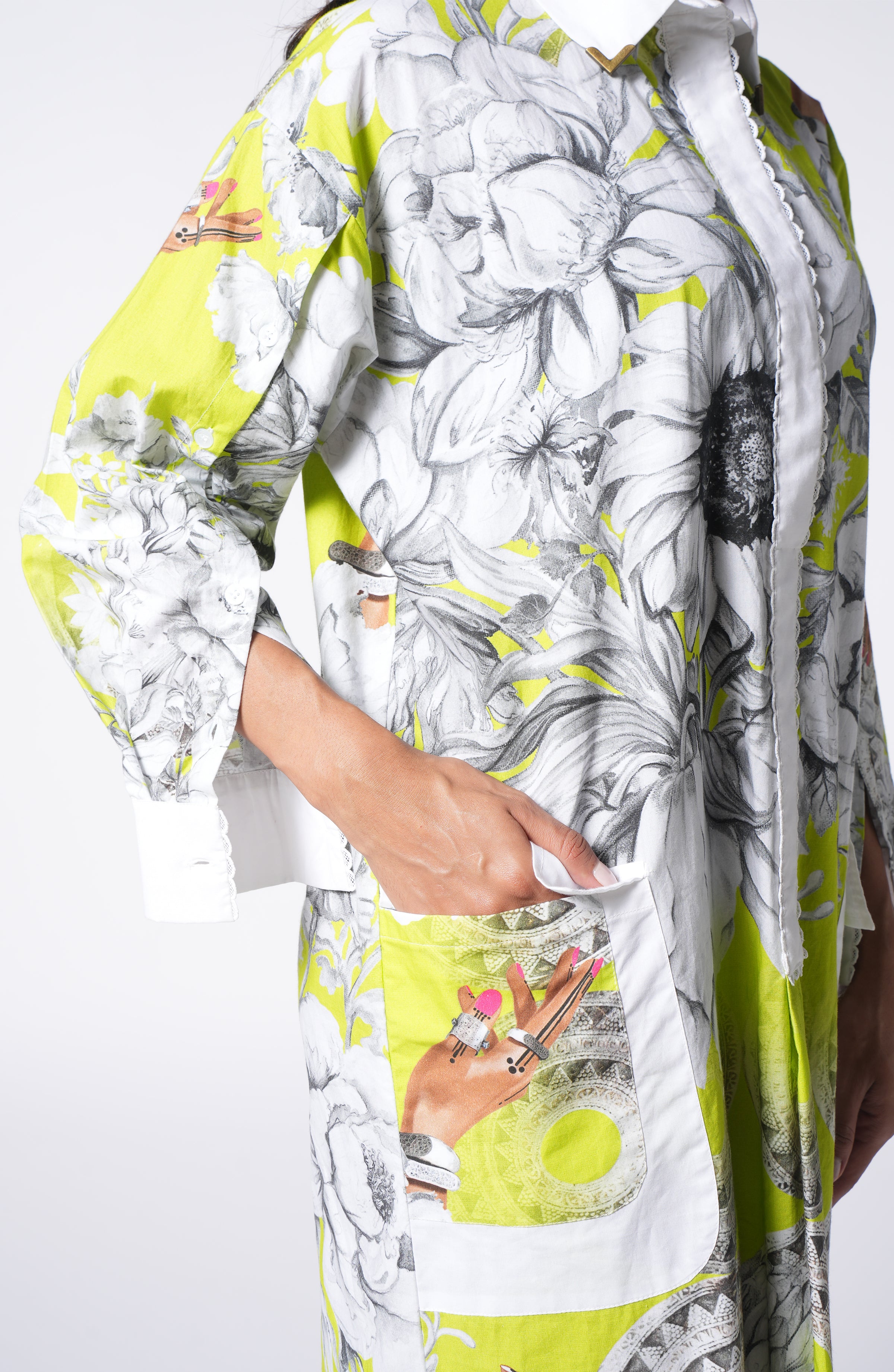 TRANQUIL SPLENDOUR SHIRT DRESS