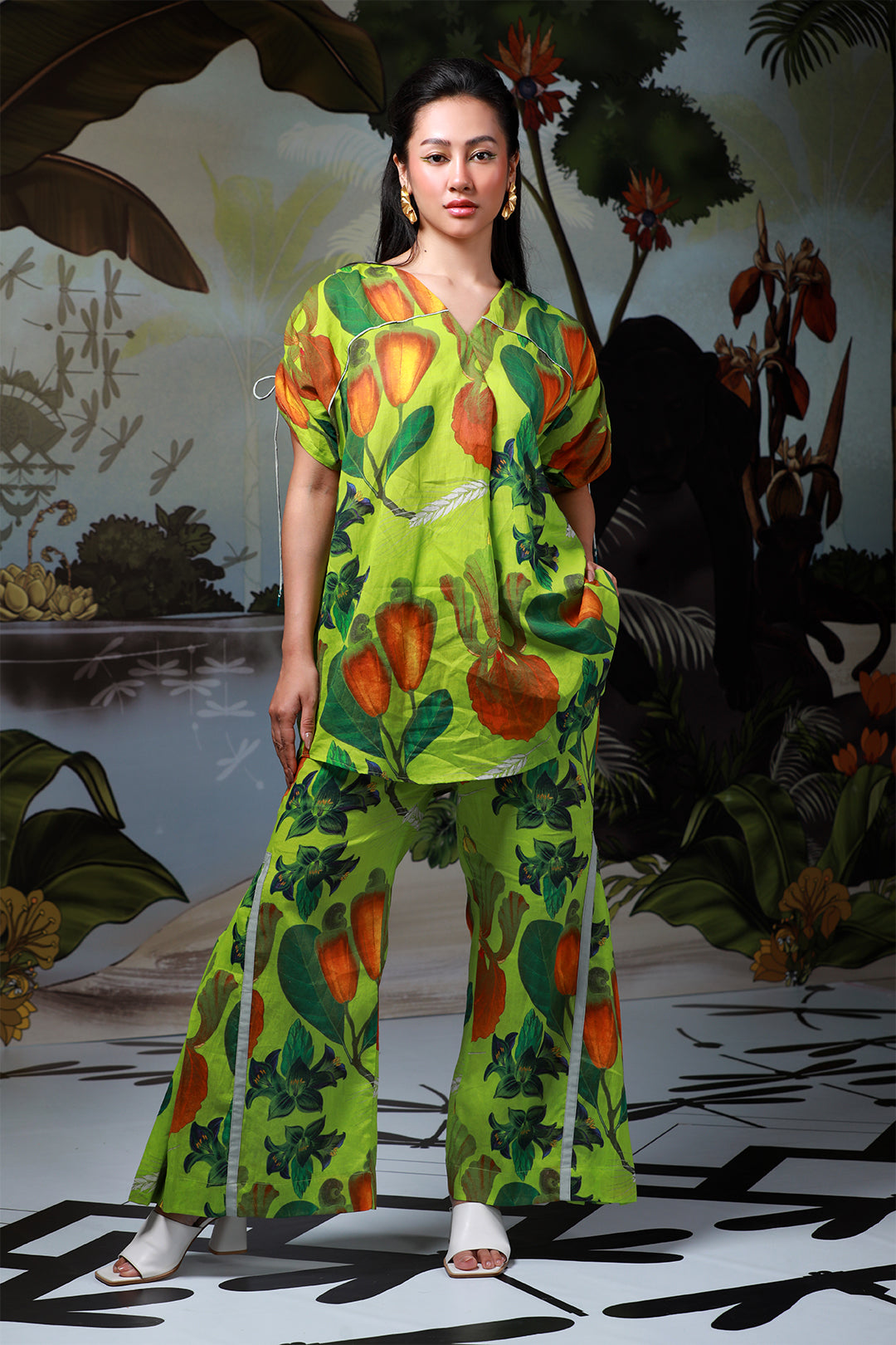LIME IRIS CO-ORD