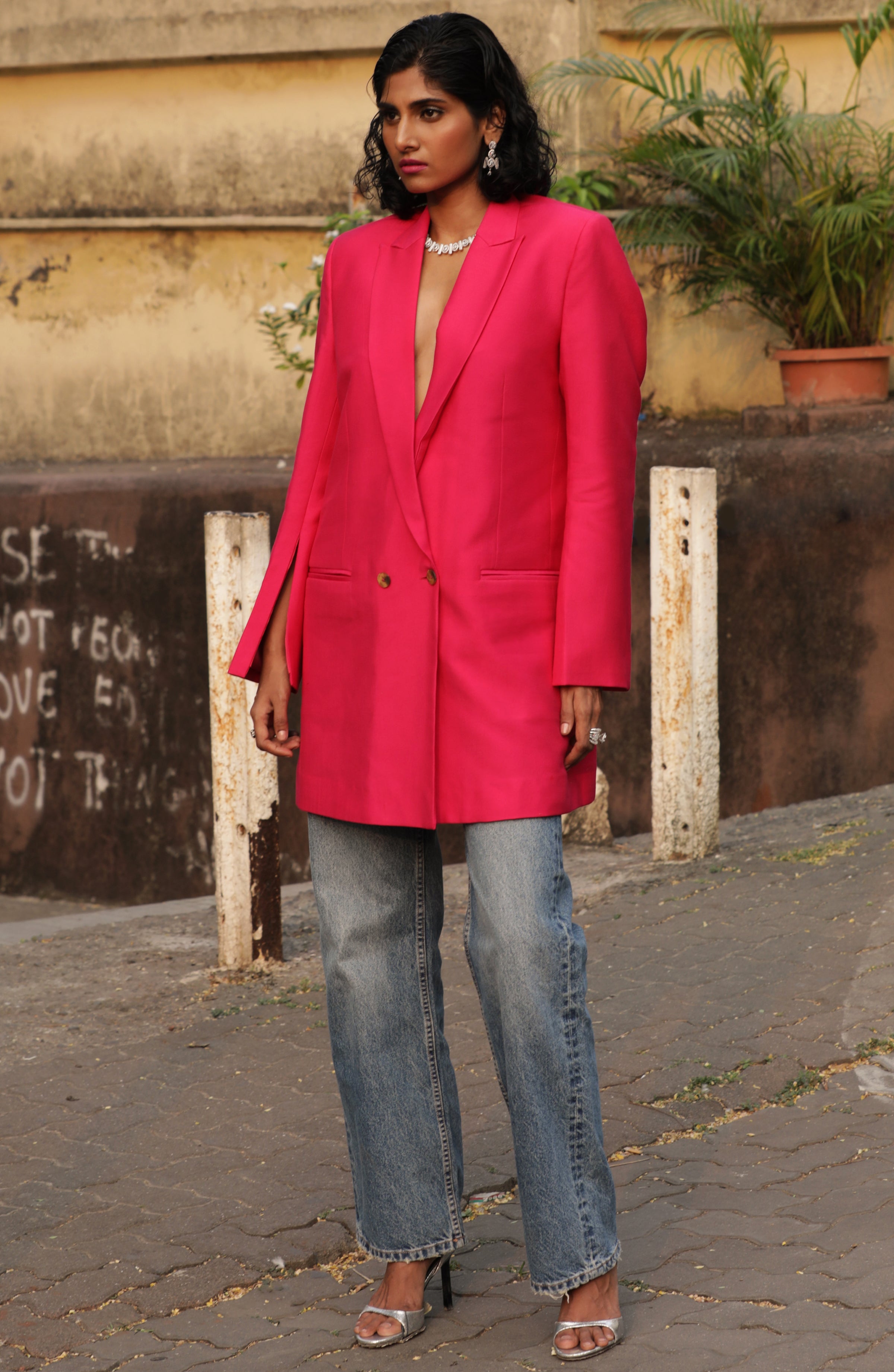 DEEP PINK JACKET