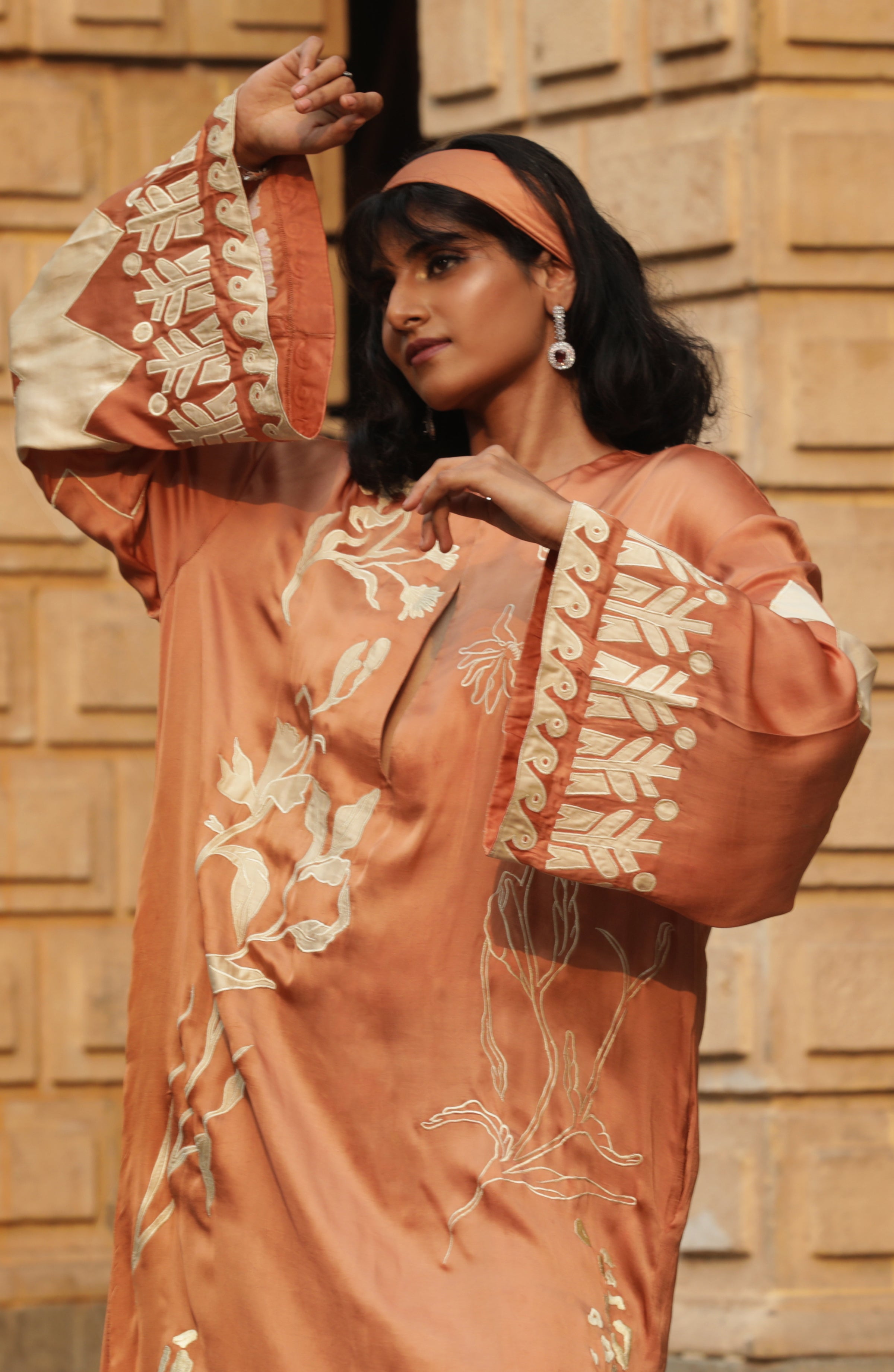 ROSE GOLD KAFTAN