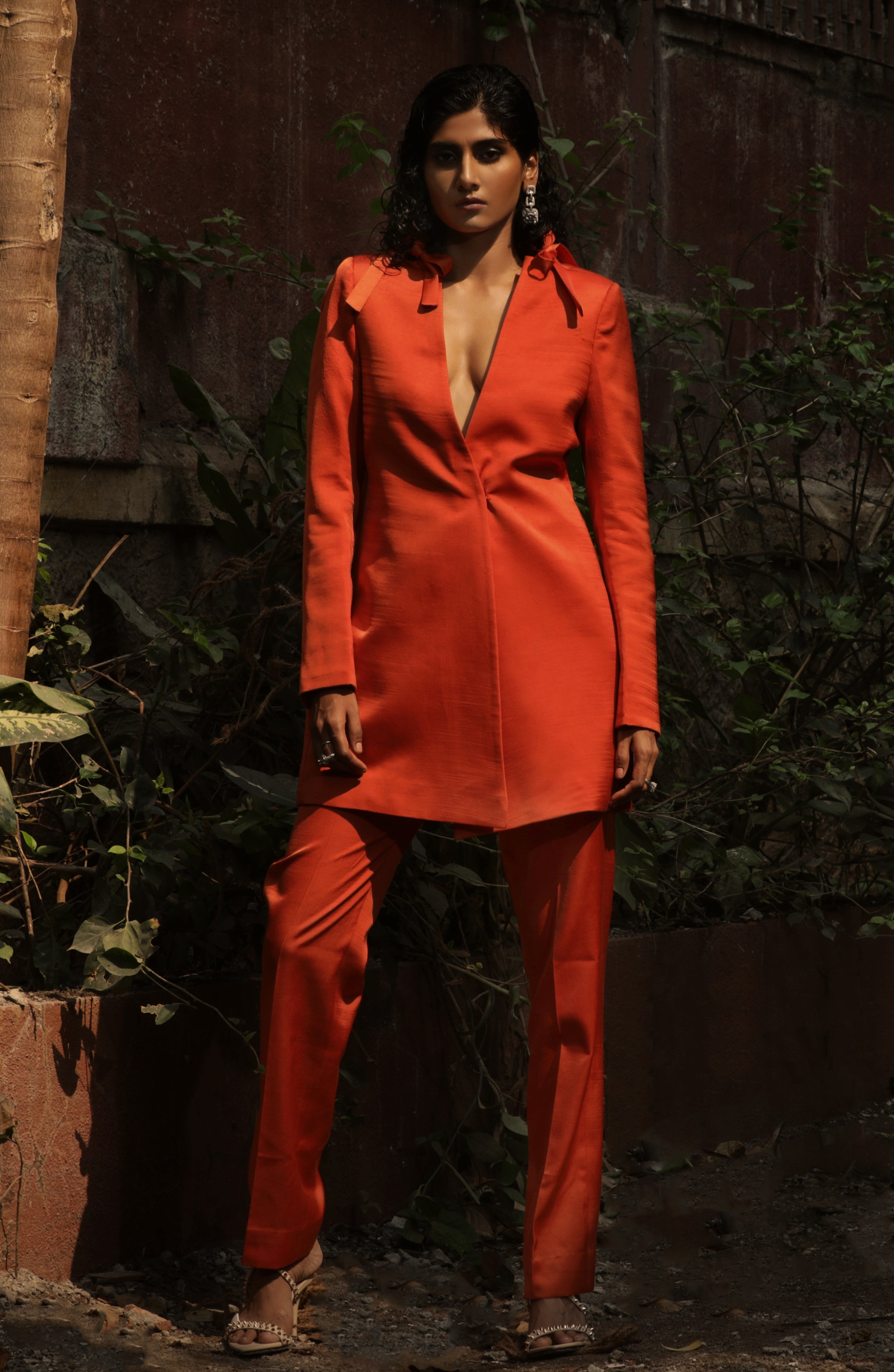 TANGERINE PANT SUIT