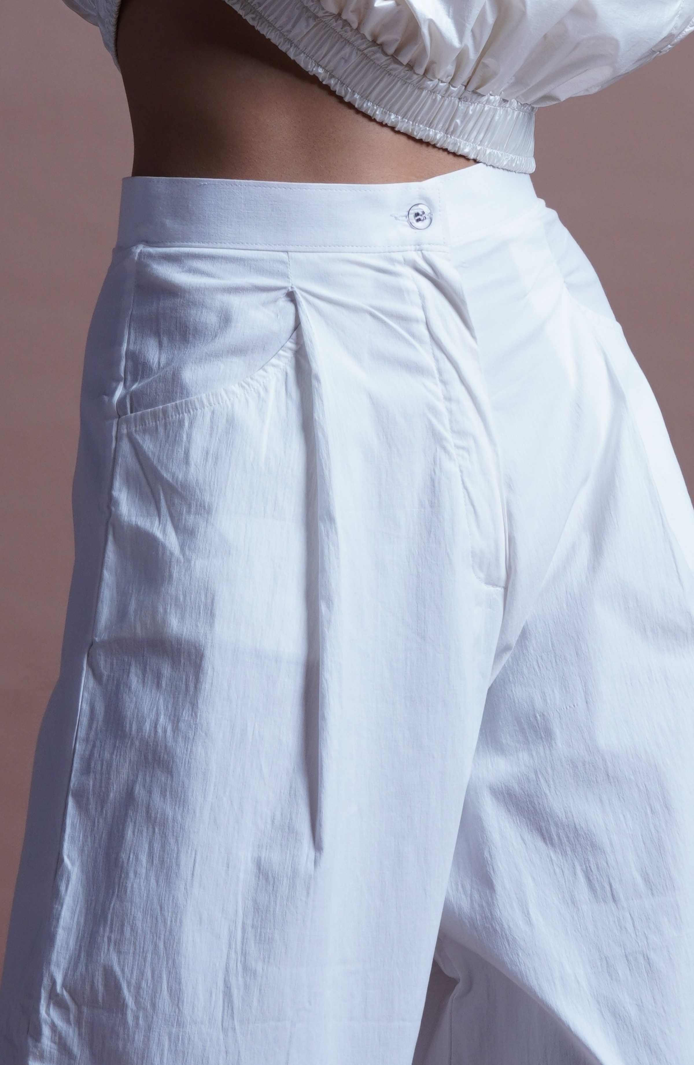 WHITE CULOTTES