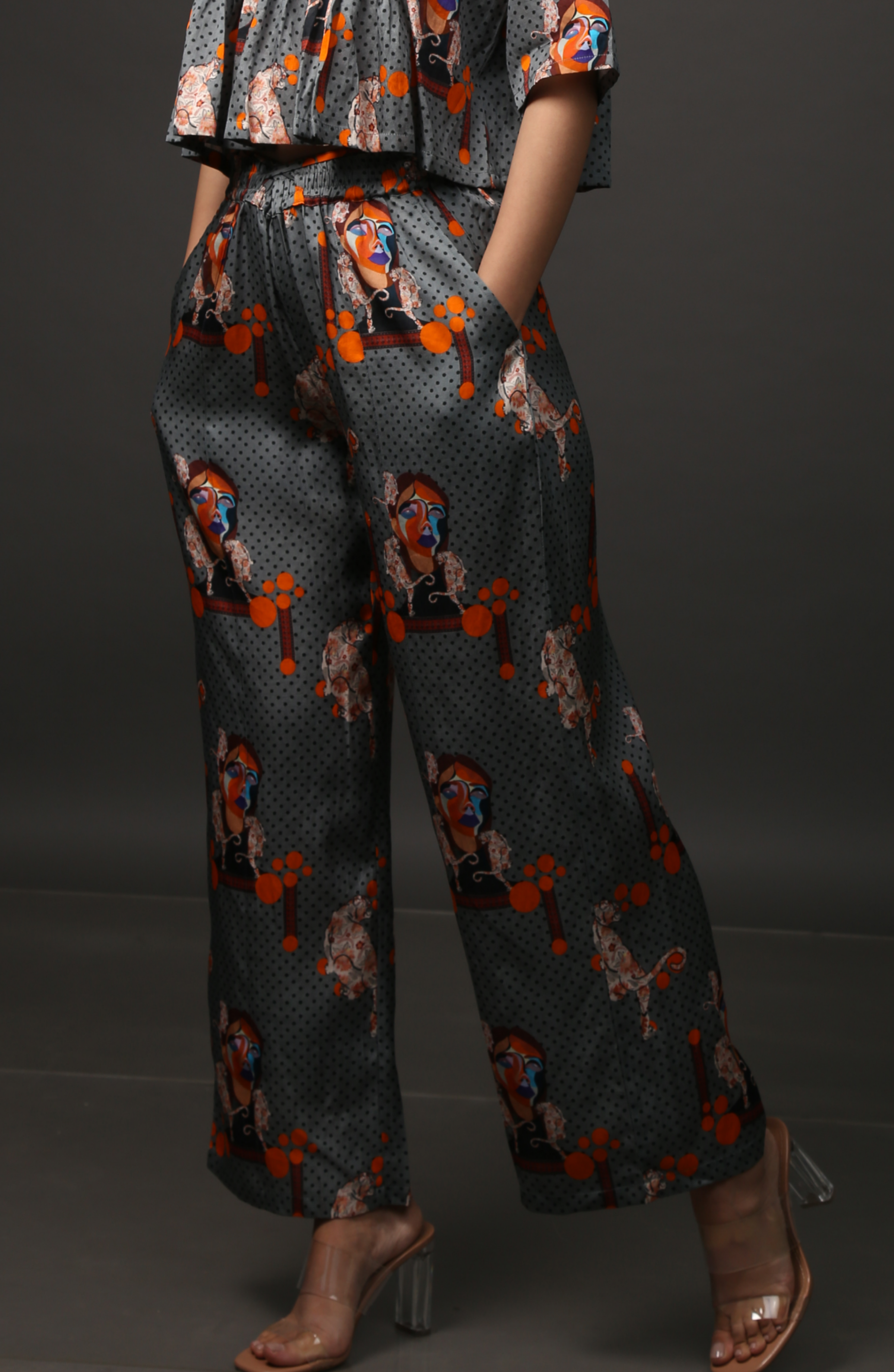 MAJESTIC CAT SHIRT CO-ORD