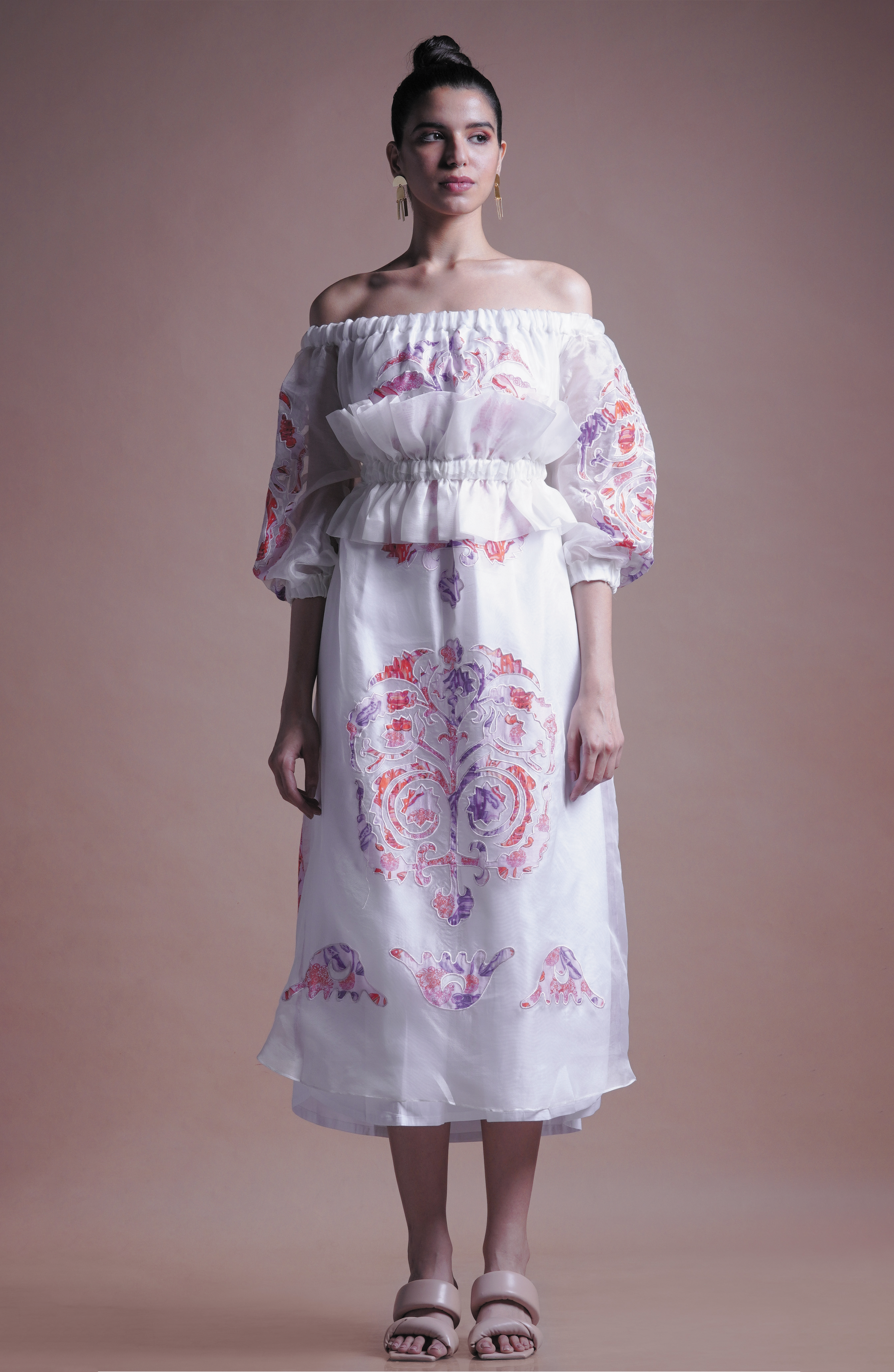 INCARNATE PATCHWORK DRESS