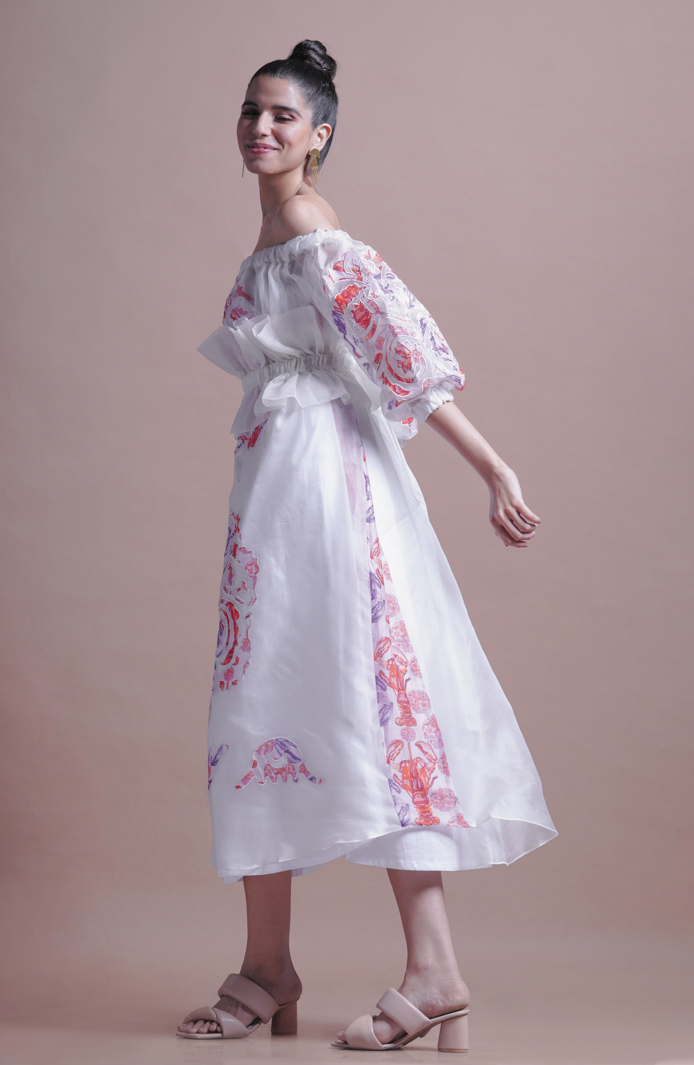 INCARNATE PATCHWORK DRESS